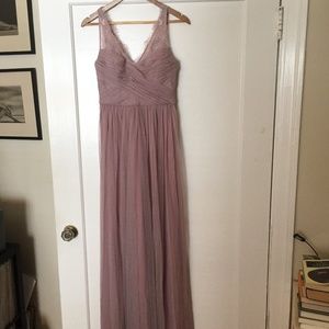 BHLDN Fleur Dress - Rose Quartz Size 4